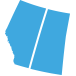 Icône de la région de la saskatchewan et de l'alberta